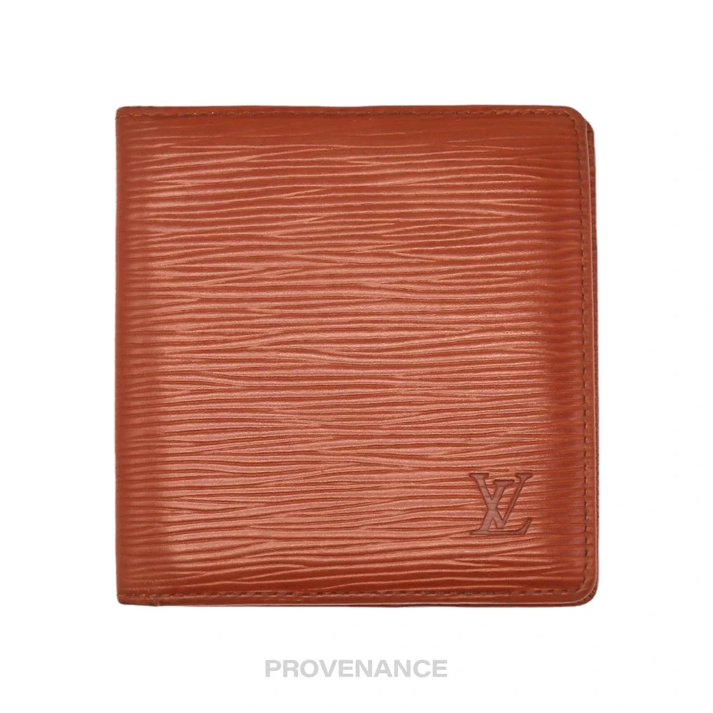 🔴 Louis Vuitton 6CC Bifold Wallet - Fawn Epi Leather